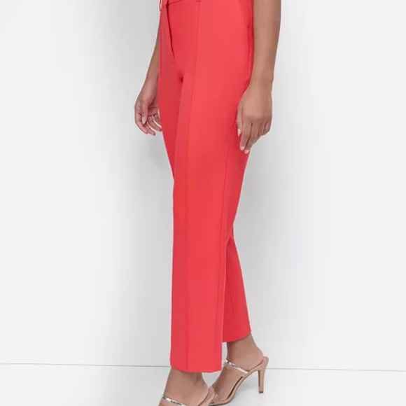 DKNY Slim Flare Dress Pants – Red – Full Length – Size 10P (NWT) - Picture 3 of 15